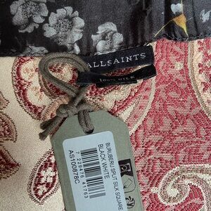 NWT 100 percent Silk large scarf